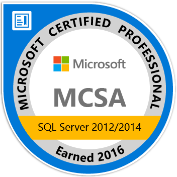 Microsoft Certified Solutions Administrator: SQL 2012/2014